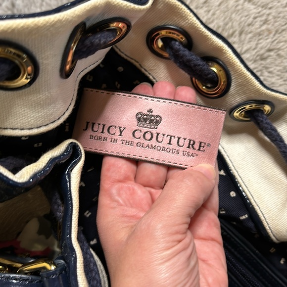 Vintage Juicy Couture Floral Canvas Tote Bag - Picture 8 of 11